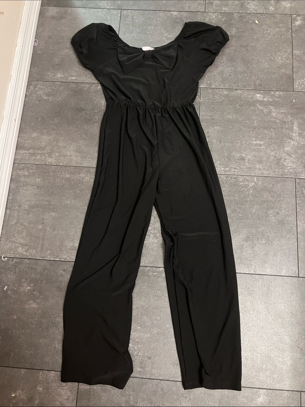 Black Women's Wide-Leg Jumpsuit